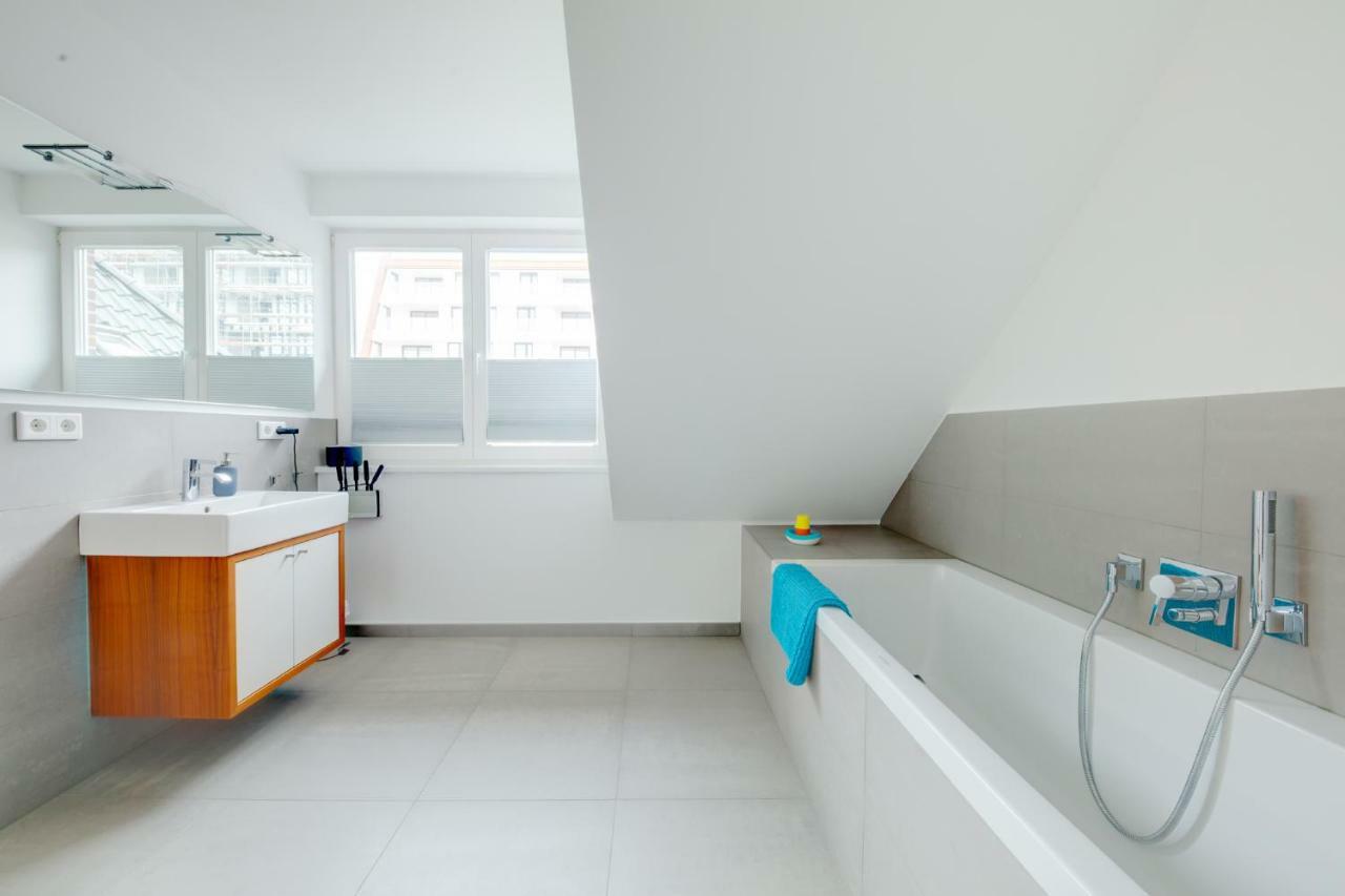 Ferienwohnung Foerdepanorama In Flensburg, Sonwik Bagian luar foto